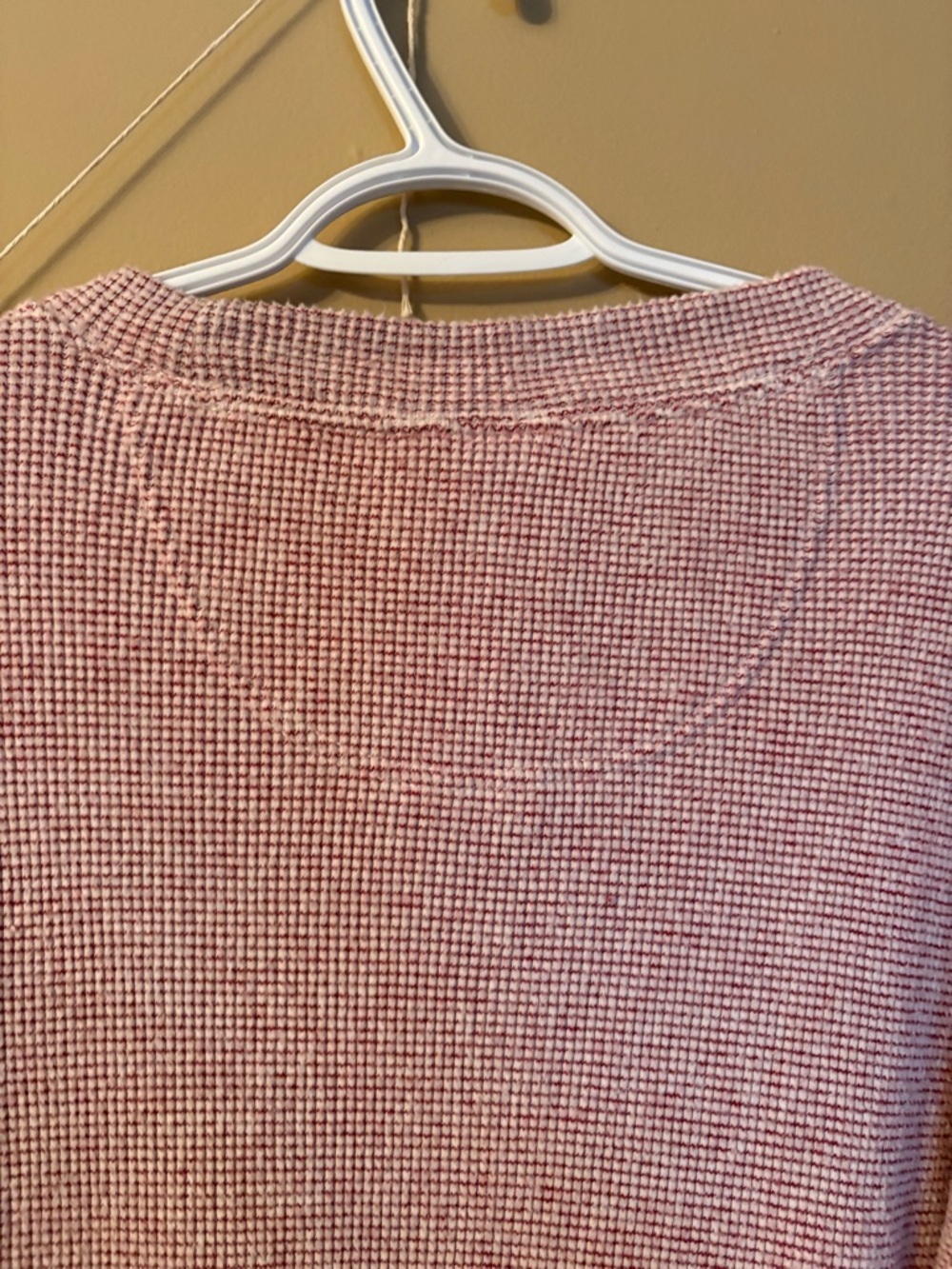 Aerie "Forever Real" Pink Waffle Knit Oversized Crewneck Sweater - Picture 13 of 15